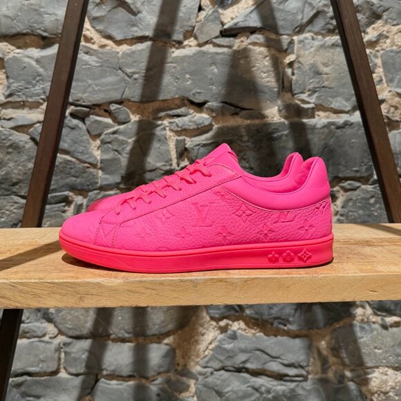 Louis Vuitton Hot Pink Monogram Luxembourg Low-top Sneakers - Picture 7 of 16